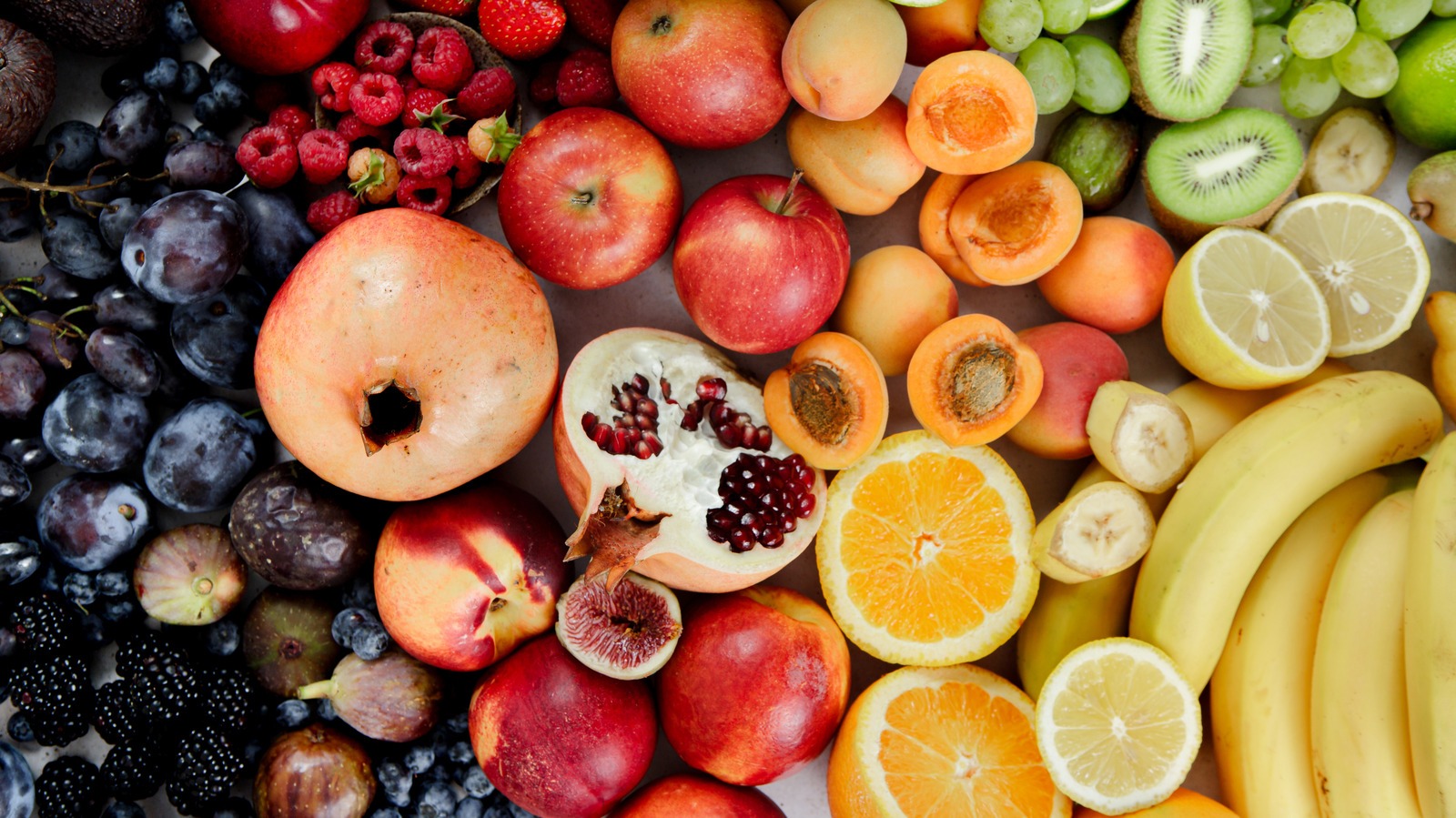 Full frame of assortment of healthy and fresh fruits Colorful raw fruits together. Full frame of assortment of healthy and fresh fruits.
